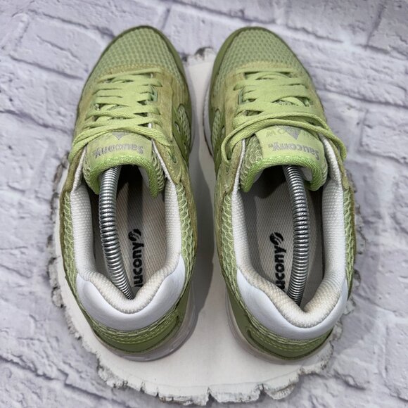 Saucony Shadow 5000 Running Shoes Trainers Women's Size 11 US 9 UK Green EUC - Picture 7 of 14